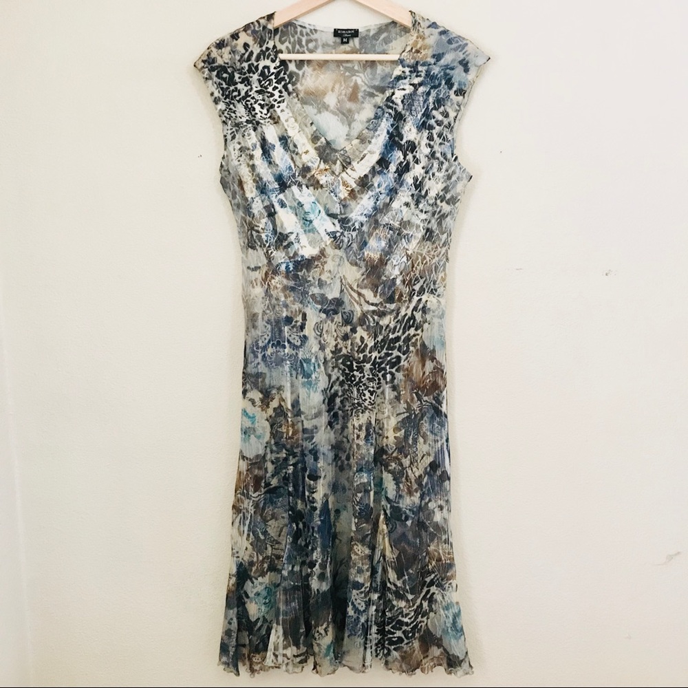 KOMAROV Midi Dress Handkerchief Bottom